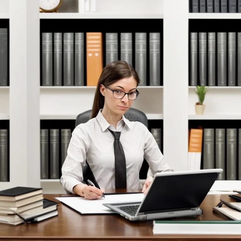 不動産法的調査をする専門家のイメージ